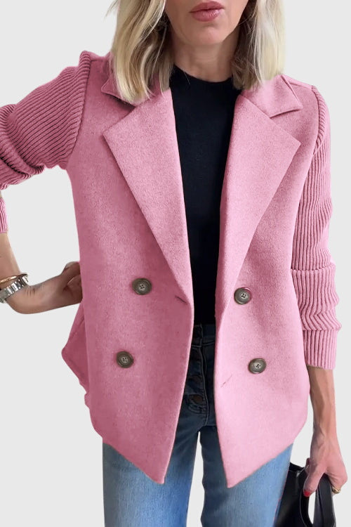 Dubbelknäppt blazer med figursytt snitt