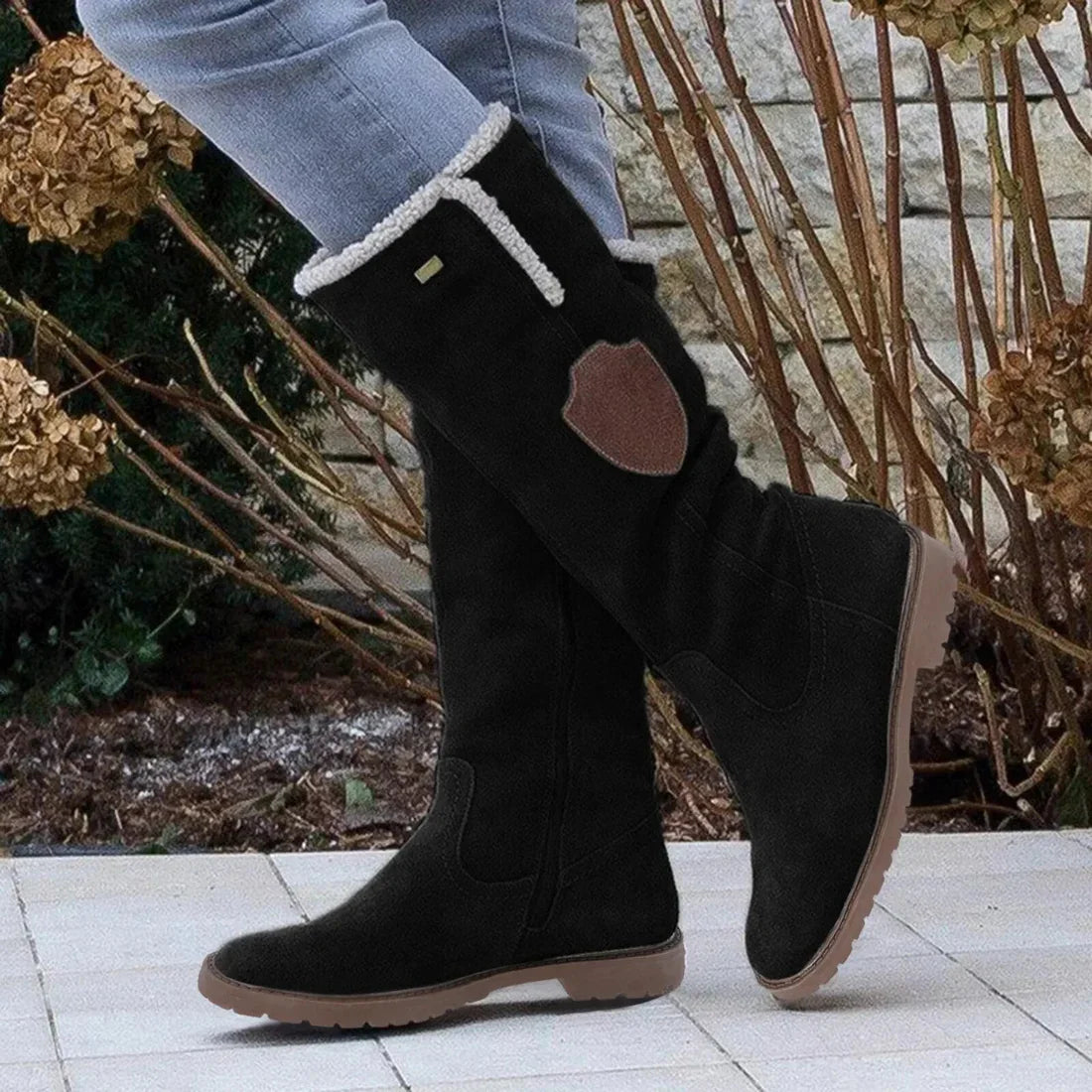 Stilrena vinterboots dam i textil