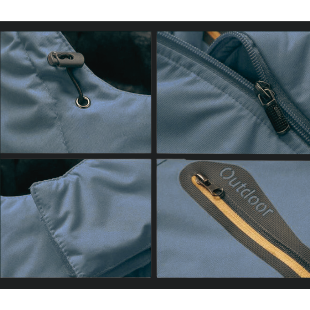 Vind- och vattentät outdoor-jacka herr