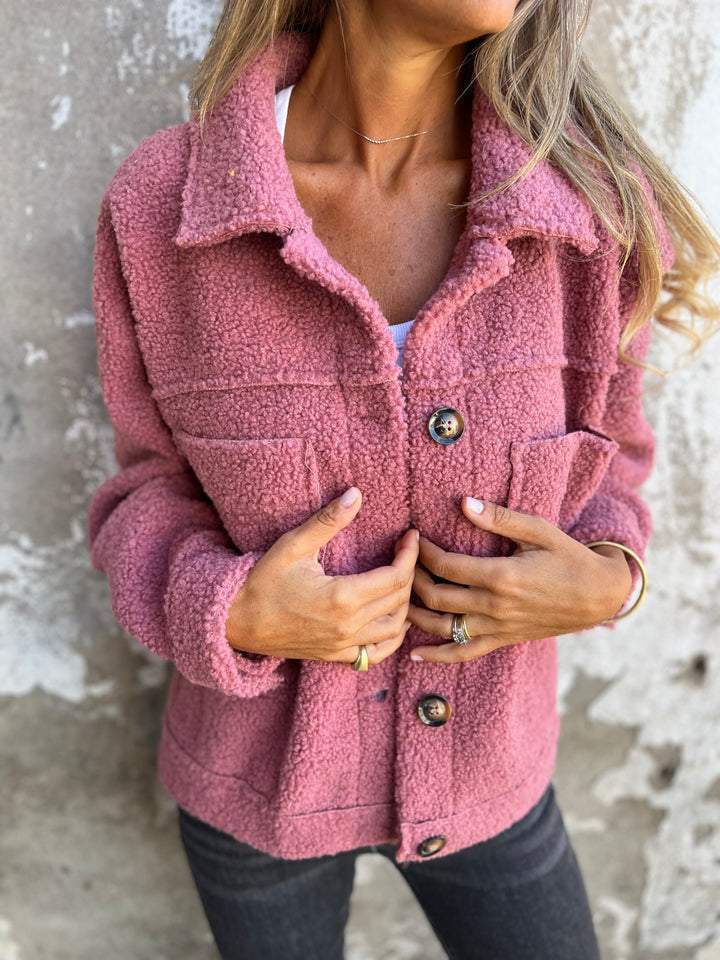 Värmande fodrad jacka dam i fleece
