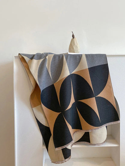 Vändbar scarf dam i akryl