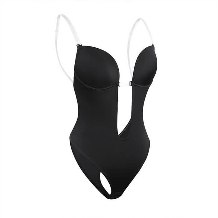 Backless bodyshaper dam med ryggöppning