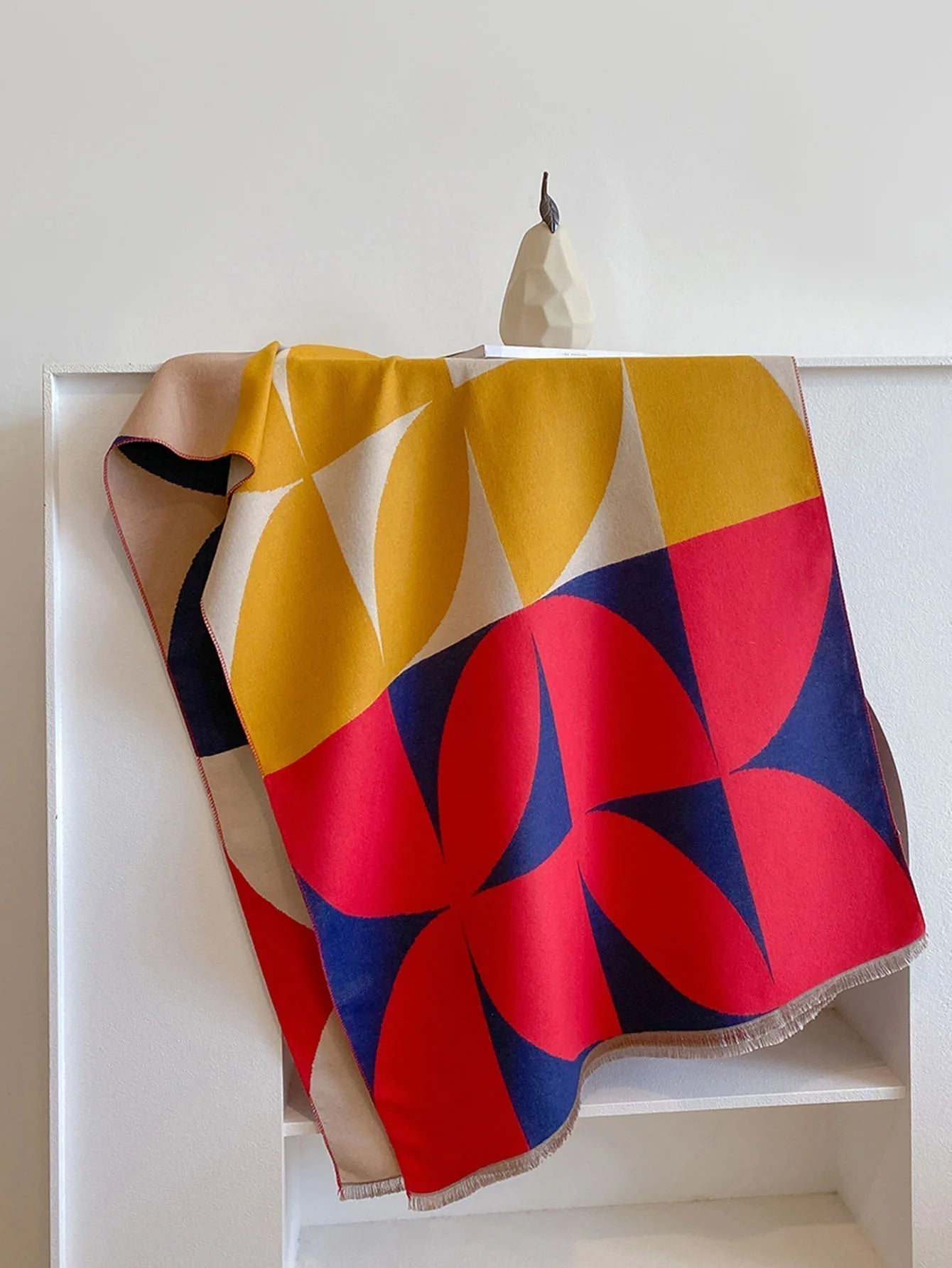 Vändbar scarf dam i akryl
