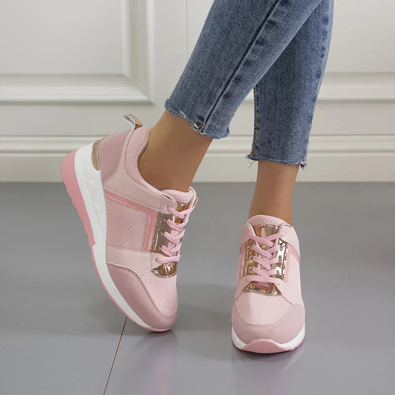 Bekväma damsneakers med dämpad sula