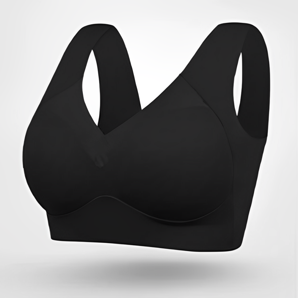 BH dam i nylon med formgjutna kupor och v-ringning