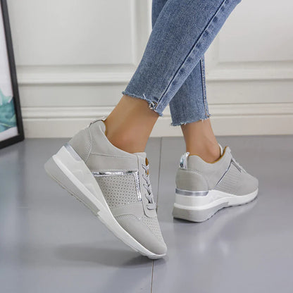 Bekväma damsneakers med dämpad sula
