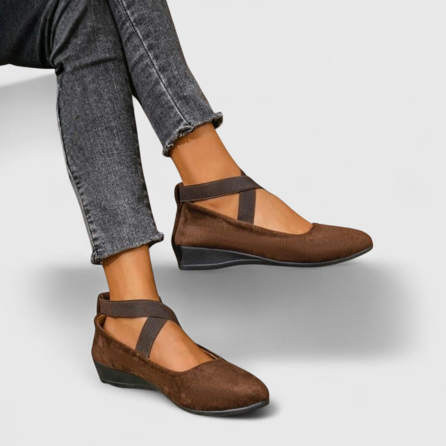 Bekväma damskor med slip-on
