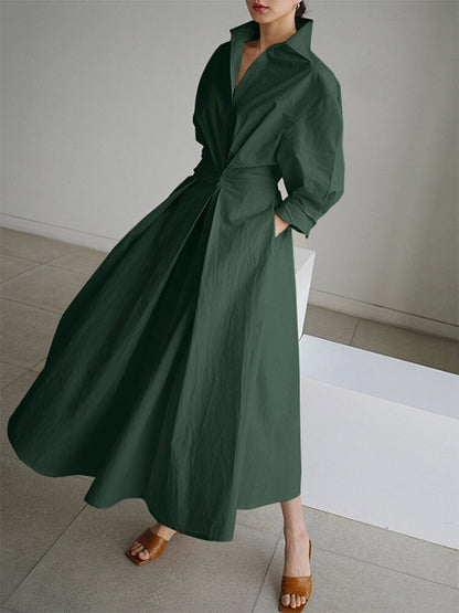 Elegant lång klänning dam