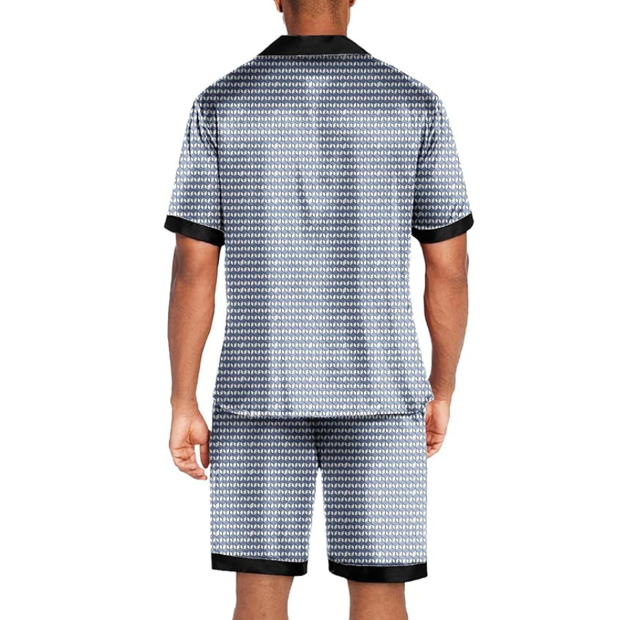 Sommarpyjamas med Fickor – 2 Delar