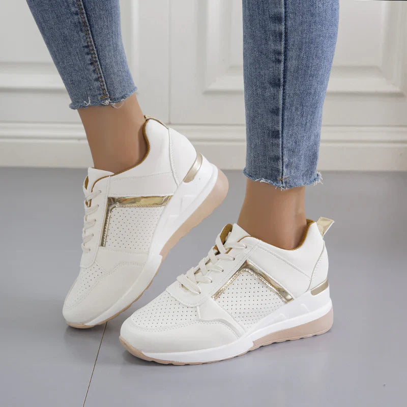 Bekväma damsneakers med dämpad sula