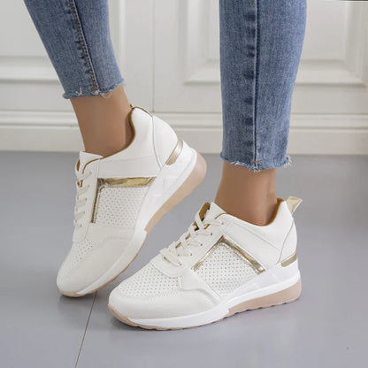 Bekväma damsneakers med dämpad sula
