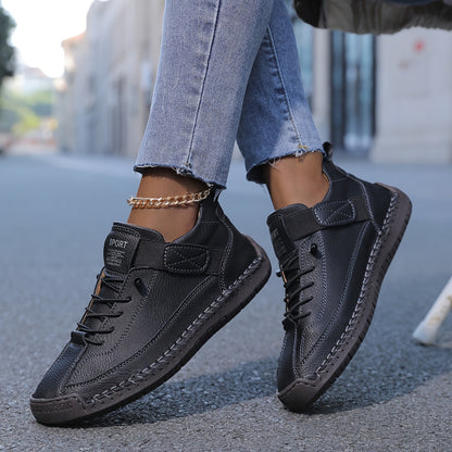 Slip-on sneakers dam med kardborreband