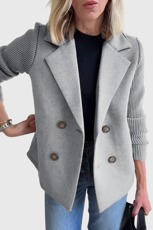 Dubbelknäppt blazer med figursytt snitt