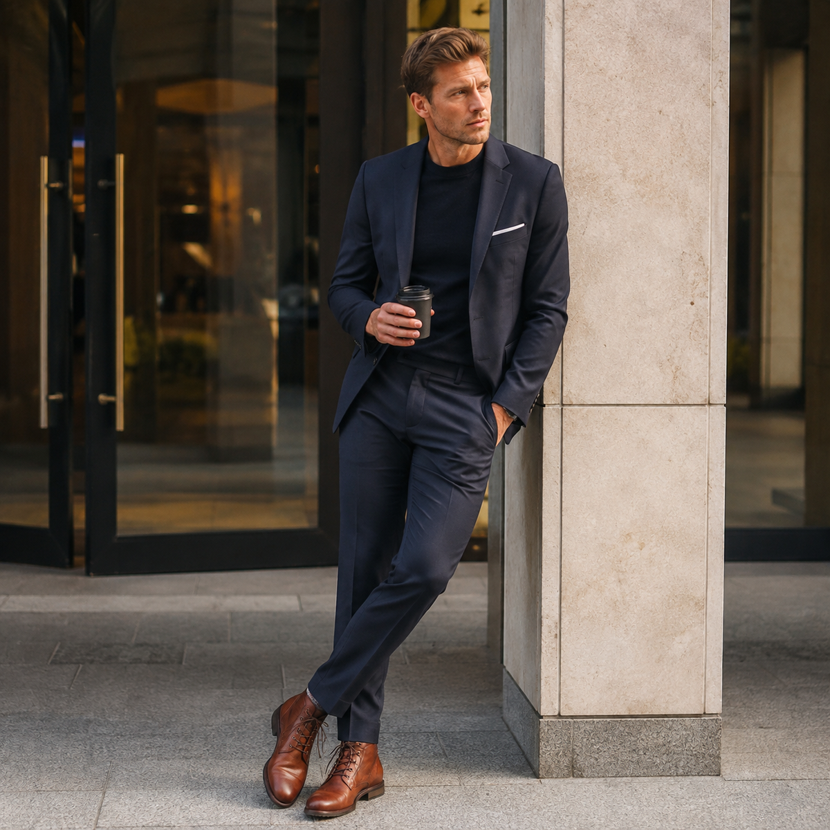 Vinterboots herr, textil — klassiska och varma för kalla dagar