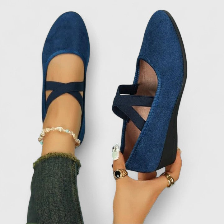 Bekväma damskor med slip-on