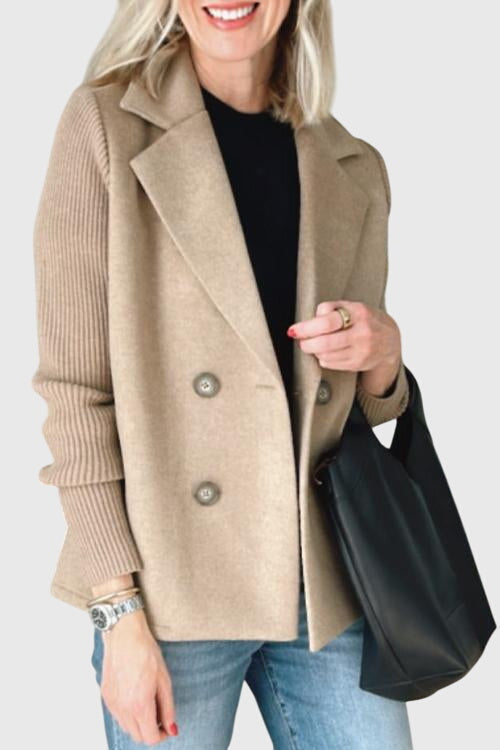 Dubbelknäppt blazer med figursytt snitt