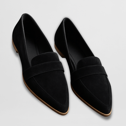 Loafers dam i mockaimitation med dämpad sula