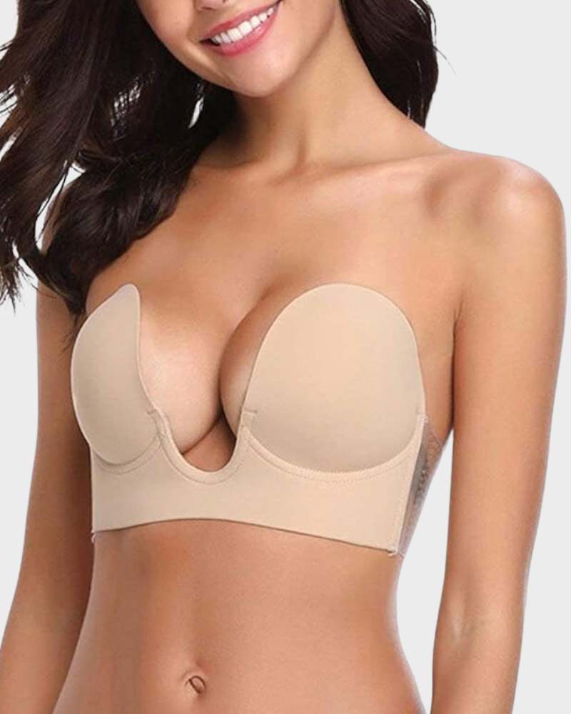 Diskret push-up bh dam i nylon, axelbandsfri