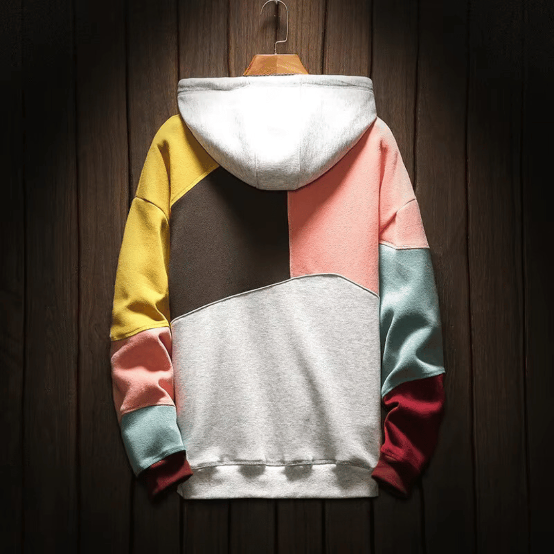 Hoodie i bomull – modern luvtröja med grafiskt tryck