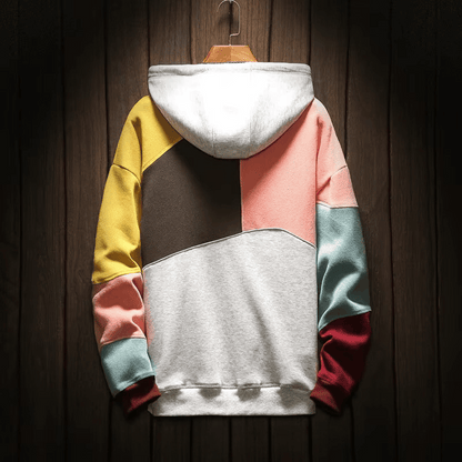 Hoodie i bomull – modern luvtröja med grafiskt tryck