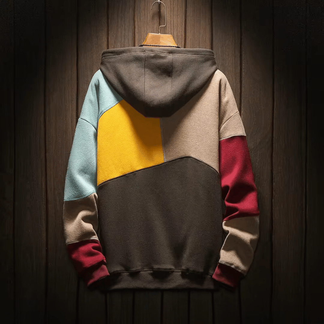 Hoodie i bomull – modern luvtröja med grafiskt tryck