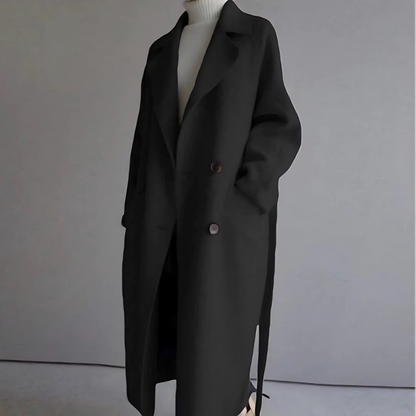 Elegant ullkappa dam med mjukt foder
