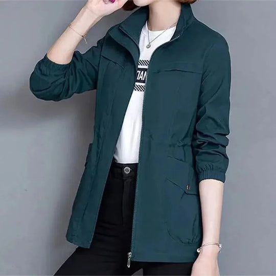 Lätt vattentät trench coat dam