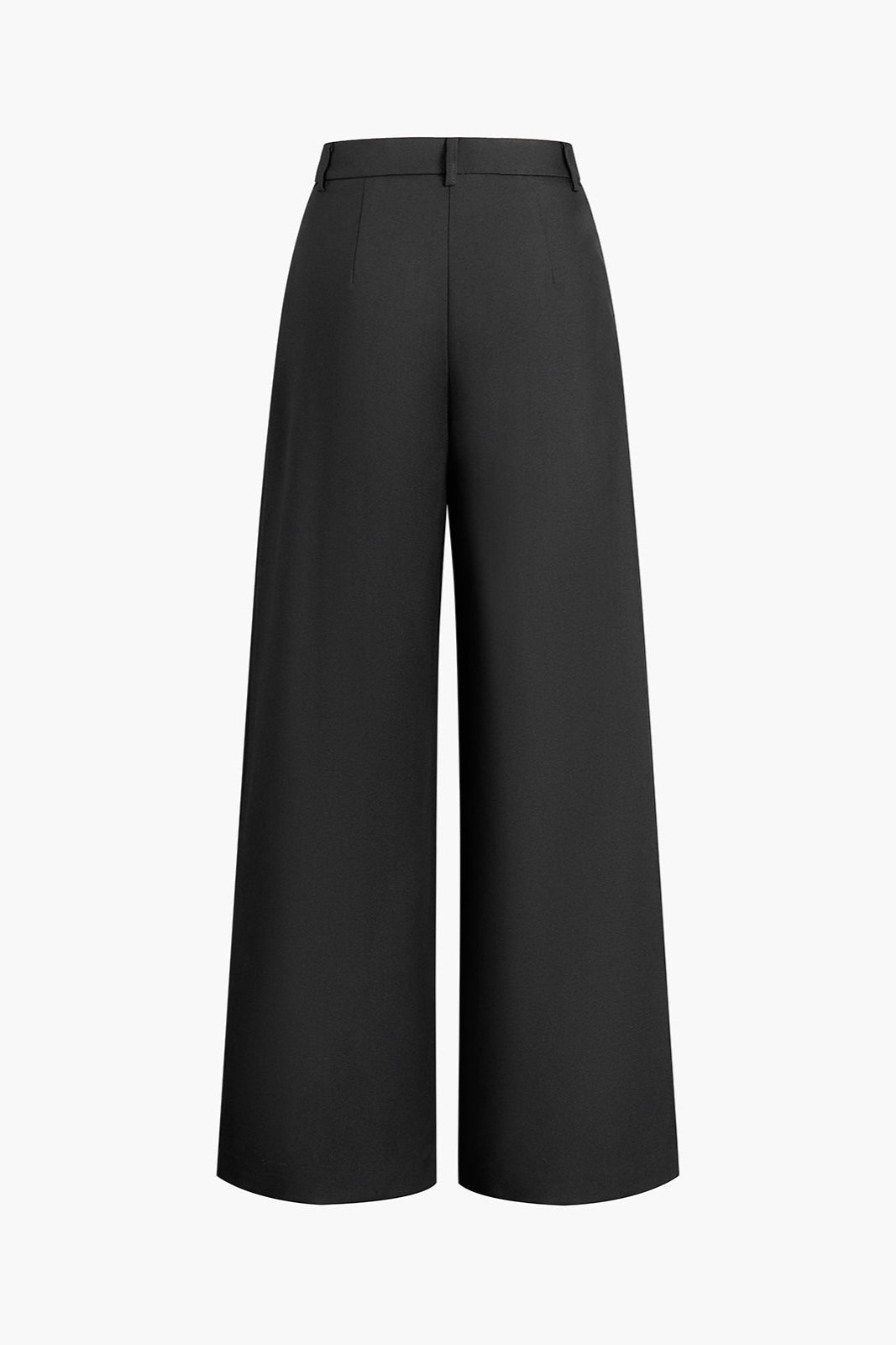 Vida kostymbyxor dam med hög midja i polyester — tailored byxor med pressveck