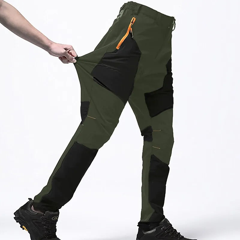 Friluftsbyxor herr, khaki