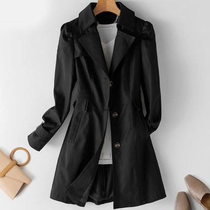 Trenchcoat dam i polyester