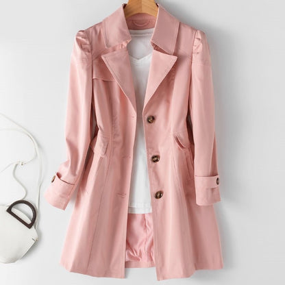Trenchcoat dam i polyester
