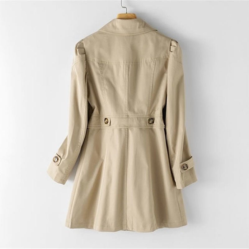 Trenchcoat dam i polyester