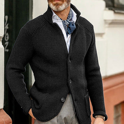 Cardigan herr, svart