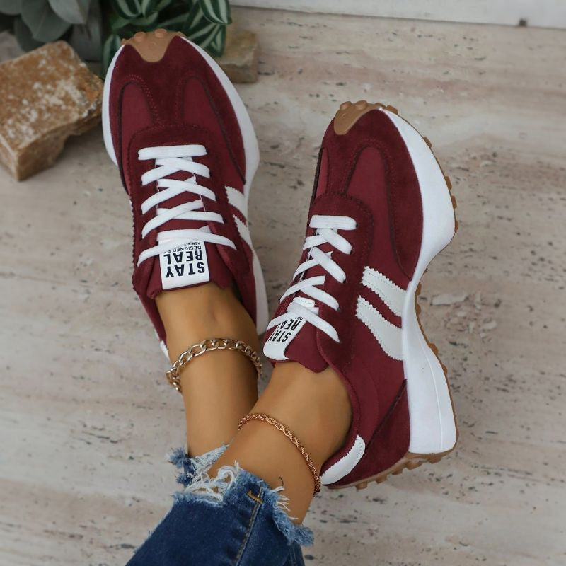 Lätta sneakers dam med dämpad sula