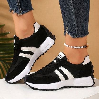 Lätta sneakers dam med dämpad sula