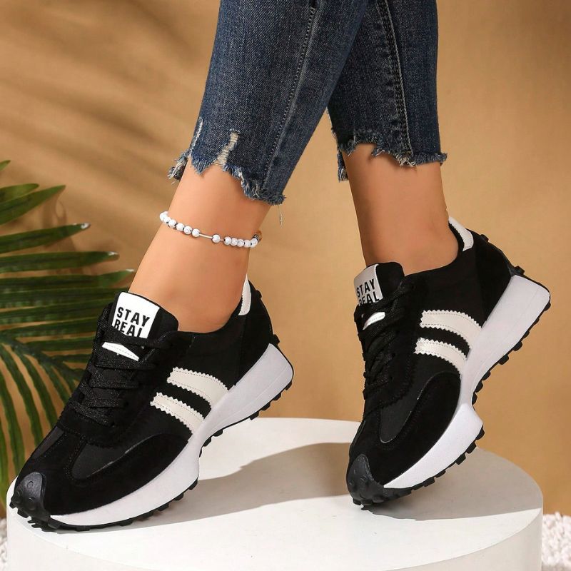 Lätta sneakers dam med dämpad sula
