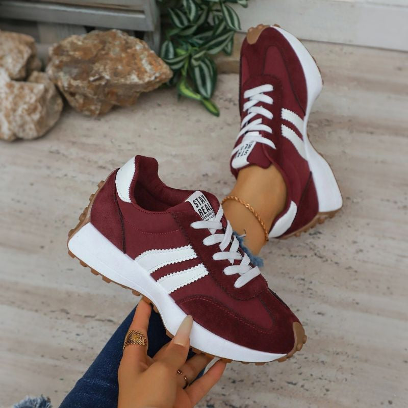 Lätta sneakers dam med dämpad sula