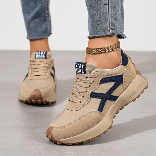 Lätta sneakers dam med dämpad sula