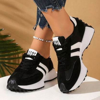 Lätta sneakers dam med dämpad sula