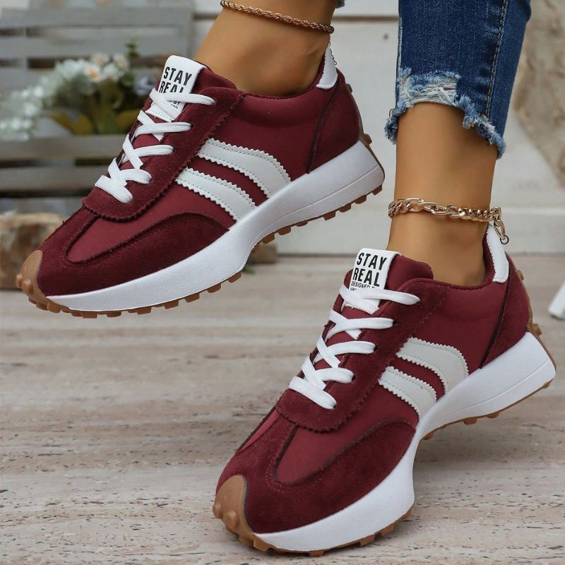 Lätta sneakers dam med dämpad sula