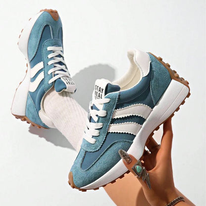 Lätta sneakers dam med dämpad sula