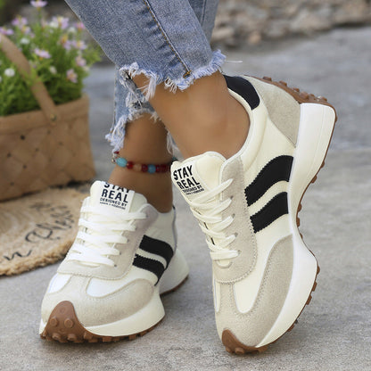 Lätta sneakers dam med dämpad sula