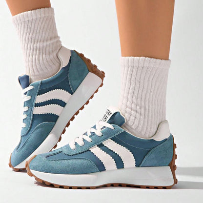 Lätta sneakers dam med dämpad sula