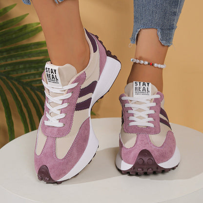 Lätta sneakers dam — bekväma vardagsskor med dämpad sula
