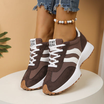 Lätta sneakers dam med dämpad sula