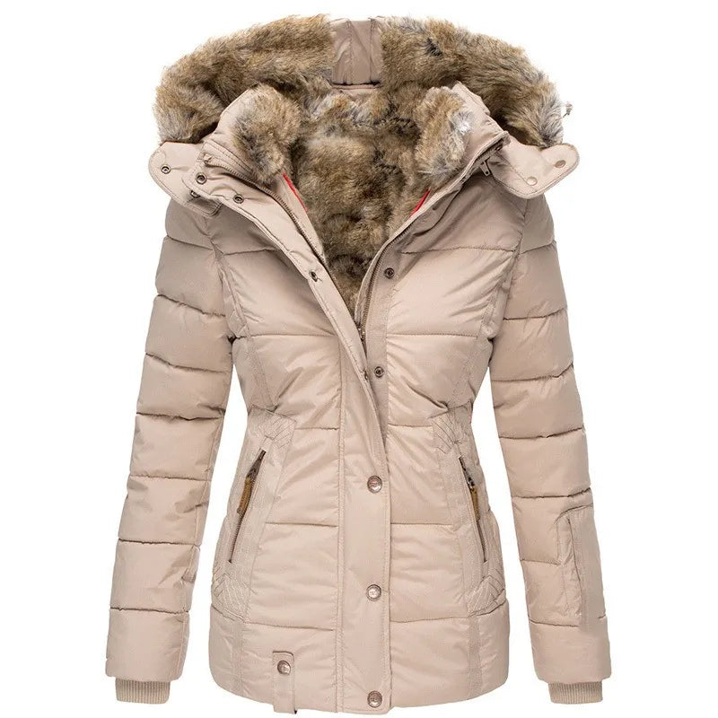 Vinterjacka dam, beige