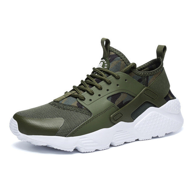 Andningsbara mesh sneakers dam med dämpad sula