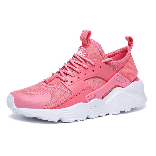 Andningsbara mesh sneakers dam med dämpad sula