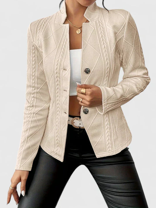 Elegant blazer med slim passform