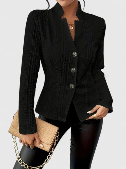 Elegant blazer med slim passform